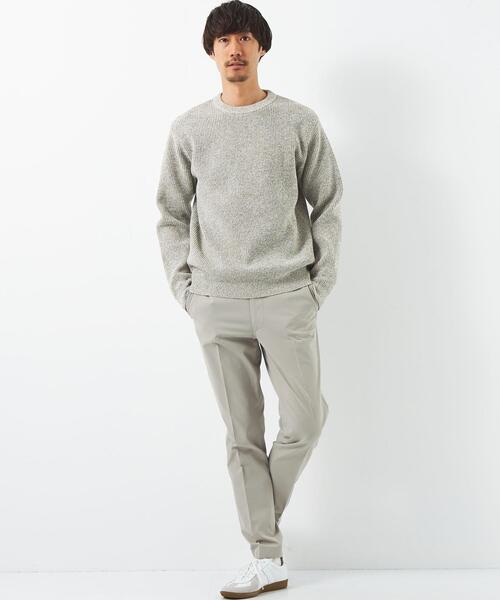 green label relaxing（グリーンレーベルリラクシング）の「【WEB限定】JUSTFIT 畦 カラー ミックス クルーネック ニット（ニット/セーター・メンズ・その他1/その他2・M/XL/L/S）」の13枚目の写真