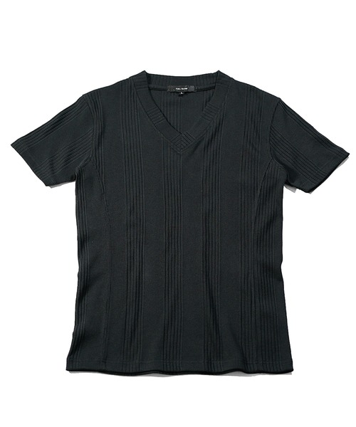 JOKER(ジョーカー)の「【JOKER】ランダムテレコVネック半袖Tシャツ メンズ タイトシルエット 無地 カットソー ホワイト 春服(Tシャツ/カットソー・メンズ・杢グレー/グレー/ブラック/ホワイト/ブルー/スミクロ/グリーン・S/XL/L/M)」の16枚目の写真