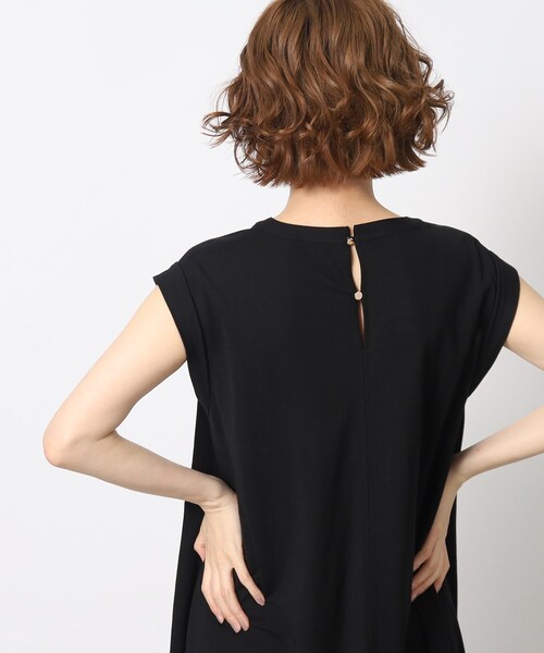 grove(グローブ)の「◆【さらっと1枚で着映え】フレンチスリーブワンピース(ワンピース・レディース・ブラック/ピンク系その他/ブラウン系/ブルー・02/03/04/01/05)」の10枚目の写真