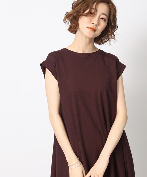 grove(グローブ)の「◆【さらっと1枚で着映え】フレンチスリーブワンピース(ワンピース・レディース・ブラック/ピンク系その他/ブラウン系/ブルー・02/03/04/01/05)」の15枚目の写真