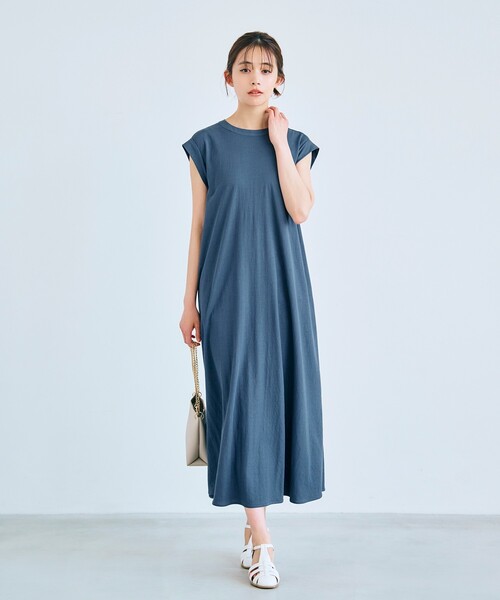 grove(グローブ)の「◆【さらっと1枚で着映え】フレンチスリーブワンピース(ワンピース・レディース・ブラック/ピンク系その他/ブラウン系/ブルー・02/03/04/01/05)」の18枚目の写真