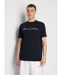 ARMANI EXCHANGE | 【A|X アルマーニ エクスチェンジ】ラインロゴ　半袖クルーネックTシャツ/REGULAR(Tシャツ/カットソー)