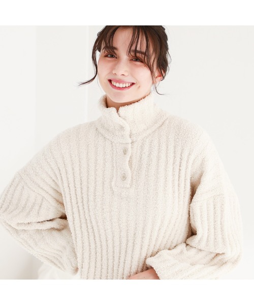 Francfranc（フランフラン）の「モールニットパジャマ アイボリー（ルームウェア/パジャマ・レディース・アイボリー・FREE）」の3枚目の写真