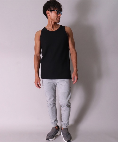 JEMORGAN（ジェーイーモーガン）の「(LK)【JEMORGAN】【パックT】ワッフル タンクトップ（タンクトップ・メンズ・ホワイト/ブラック/杢グレー・MEDIUM/LARGE/X-LARGE）」の6枚目の写真