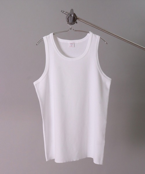 JEMORGAN（ジェーイーモーガン）の「(LK)【JEMORGAN】【パックT】ワッフル タンクトップ（タンクトップ・メンズ・ホワイト/ブラック/杢グレー・MEDIUM/LARGE/X-LARGE）」の10枚目の写真