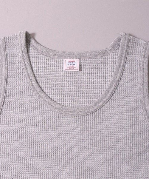 JEMORGAN（ジェーイーモーガン）の「(LK)【JEMORGAN】【パックT】ワッフル タンクトップ（タンクトップ・メンズ・ホワイト/ブラック/杢グレー・MEDIUM/LARGE/X-LARGE）」の14枚目の写真