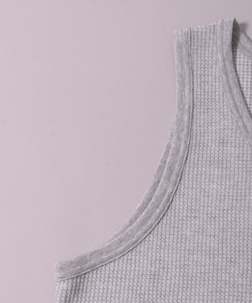 JEMORGAN（ジェーイーモーガン）の「(LK)【JEMORGAN】【パックT】ワッフル タンクトップ（タンクトップ・メンズ・ホワイト/ブラック/杢グレー・MEDIUM/LARGE/X-LARGE）」の15枚目の写真