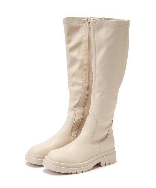 FREE'S MART（フリーズマート）の「◆ストレッチロングブーツ（ブーツ・レディース・ブラック/ホワイト・SMALL/MEDIUM/LARGE）」の15枚目の写真