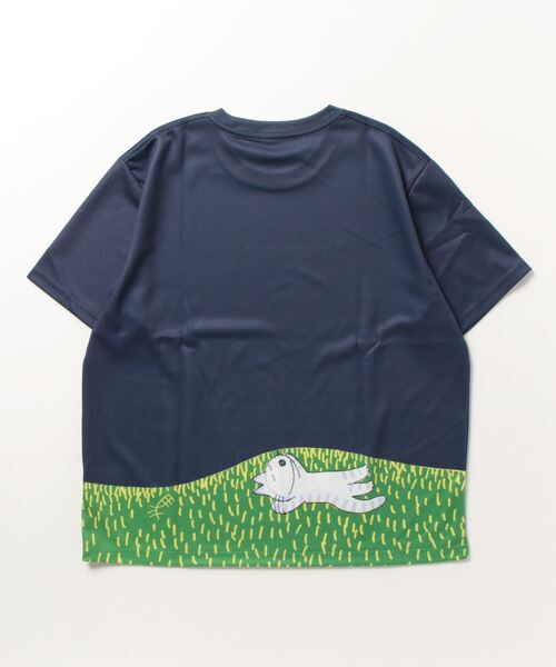 THE BAREFOOT(ベアフット)の「【 11ぴきのねこ 】ドライメッシュTシャツ dry meshTEE NEKO WNI(Tシャツ/カットソー・レディース・ネイビー/ライトブルー/ホワイト/ライトピンク・FREE)」の6枚目の写真
