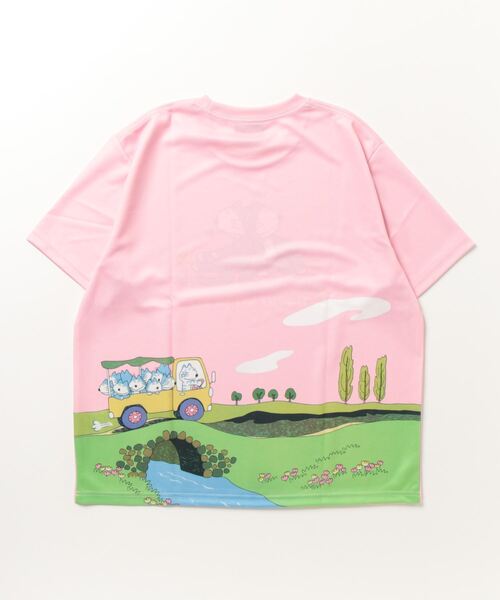 THE BAREFOOT(ベアフット)の「【 11ぴきのねこ 】ドライメッシュTシャツ dry meshTEE NEKO WNI(Tシャツ/カットソー・レディース・ネイビー/ライトブルー/ホワイト/ライトピンク・FREE)」の5枚目の写真