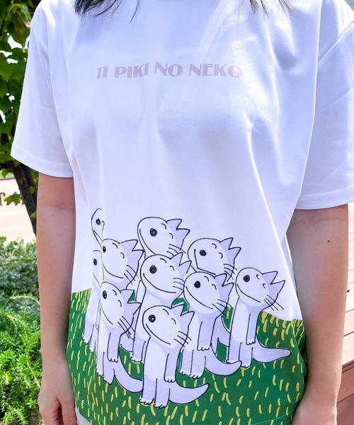 11ぴきのねこ 】ドライメッシュTシャツ dry meshTEE NEKO WNI（Tシャツ