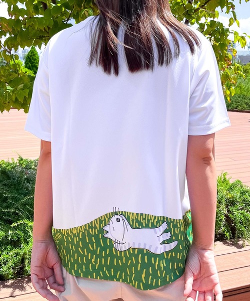 THE BAREFOOT(ベアフット)の「【 11ぴきのねこ 】ドライメッシュTシャツ dry meshTEE NEKO WNI(Tシャツ/カットソー・レディース・ネイビー/ライトブルー/ホワイト/ライトピンク・FREE)」の22枚目の写真