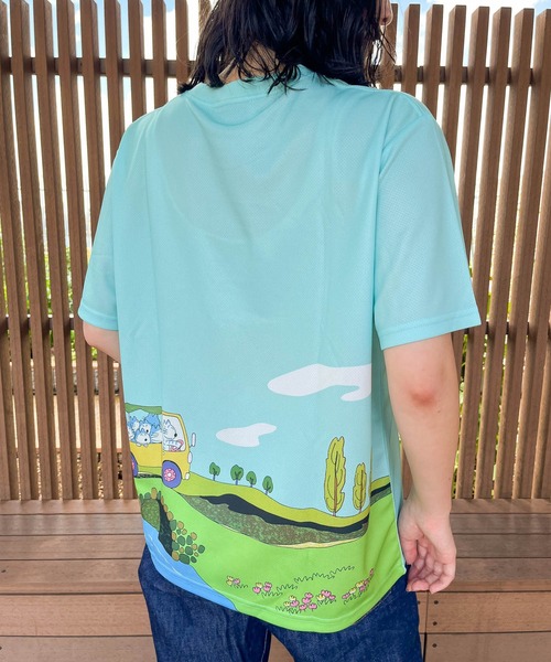 THE BAREFOOT(ベアフット)の「【 11ぴきのねこ 】ドライメッシュTシャツ dry meshTEE NEKO WNI(Tシャツ/カットソー・レディース・ネイビー/ライトブルー/ホワイト/ライトピンク・FREE)」の18枚目の写真