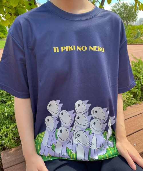 THE BAREFOOT(ベアフット)の「【 11ぴきのねこ 】ドライメッシュTシャツ dry meshTEE NEKO WNI(Tシャツ/カットソー・レディース・ネイビー/ライトブルー/ホワイト/ライトピンク・FREE)」の16枚目の写真
