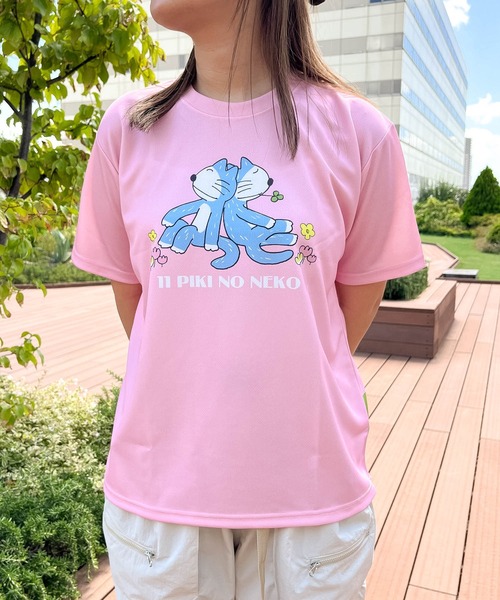THE BAREFOOT(ベアフット)の「【 11ぴきのねこ 】ドライメッシュTシャツ dry meshTEE NEKO WNI(Tシャツ/カットソー・レディース・ネイビー/ライトブルー/ホワイト/ライトピンク・FREE)」の15枚目の写真