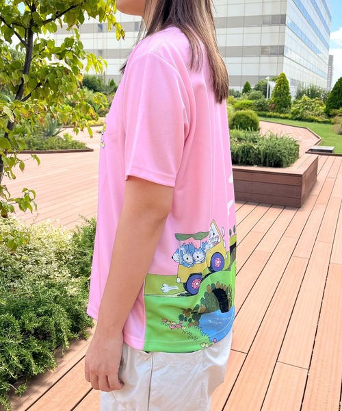 THE BAREFOOT(ベアフット)の「【 11ぴきのねこ 】ドライメッシュTシャツ dry meshTEE NEKO WNI(Tシャツ/カットソー・レディース・ネイビー/ライトブルー/ホワイト/ライトピンク・FREE)」の14枚目の写真