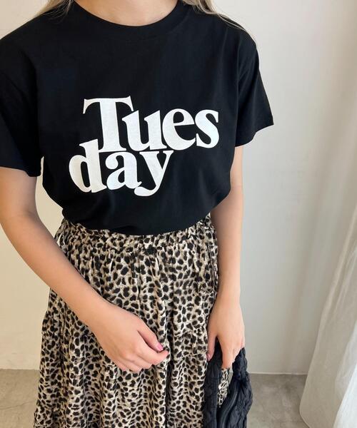 WC(ダブル シー)の「TuesdayショートTシャツ(Tシャツ/カットソー・レディース・ホワイト/イエロー/ブラック・FREE)」の3枚目の写真