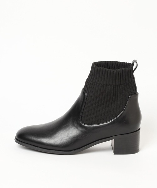 LEPSIM(レプシィム)の「【WEB限定】ソックスブーツ 969899(ブーツ・レディース・ブラック/ダークブラウン・MEDIUM/LARGE)」の9枚目の写真