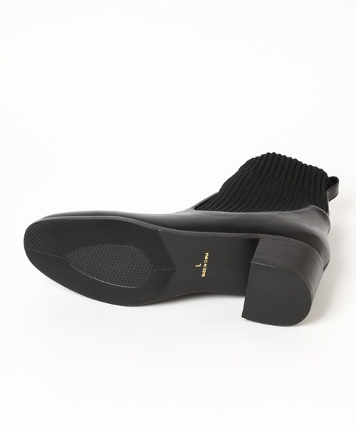 LEPSIM(レプシィム)の「【WEB限定】ソックスブーツ 969899(ブーツ・レディース・ブラック/ダークブラウン・MEDIUM/LARGE)」の12枚目の写真