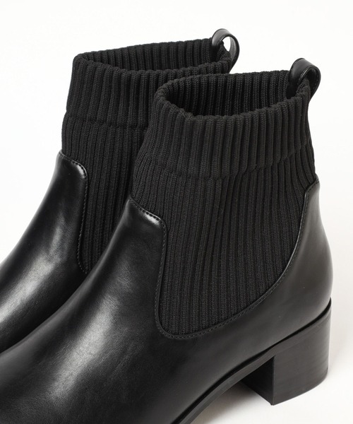 LEPSIM(レプシィム)の「【WEB限定】ソックスブーツ 969899(ブーツ・レディース・ブラック/ダークブラウン・MEDIUM/LARGE)」の13枚目の写真