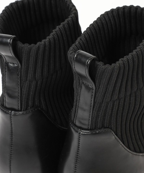 LEPSIM(レプシィム)の「【WEB限定】ソックスブーツ 969899(ブーツ・レディース・ブラック/ダークブラウン・MEDIUM/LARGE)」の15枚目の写真