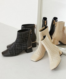 ORiental TRaffic | ツイード切替ブーツ 31427(ブーツ)