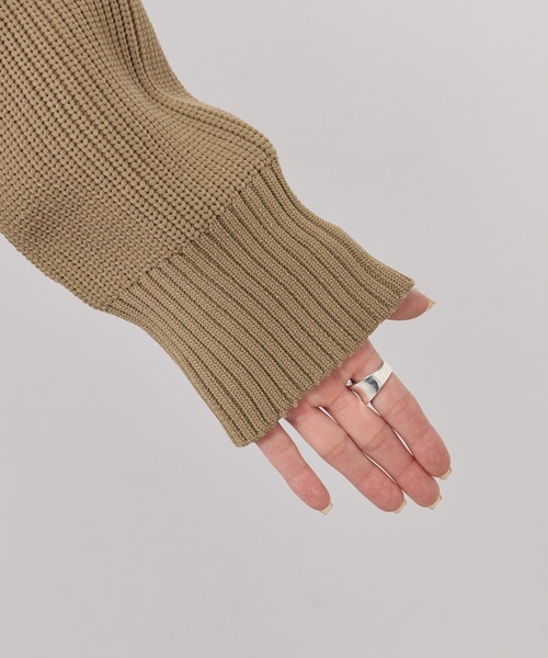 PUAL CE CIN（ピュアルセシン）の「【Du noir】スポンディッシュBIGカーディガン（カーディガン/ボレロ・レディース・グレイッシュベージュ/グレー・FREE）」の22枚目の写真