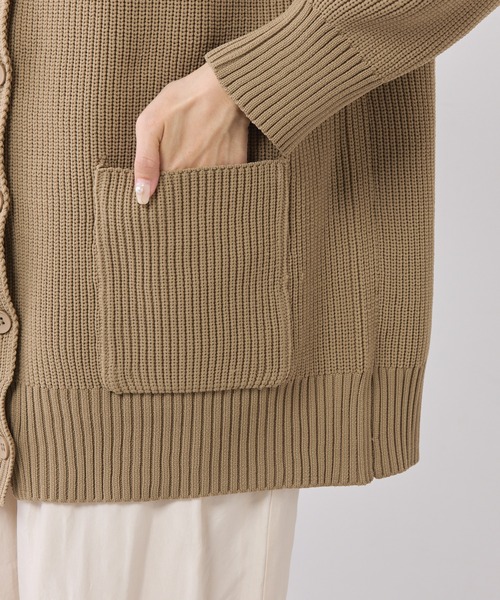 PUAL CE CIN（ピュアルセシン）の「【Du noir】スポンディッシュBIGカーディガン（カーディガン/ボレロ・レディース・グレイッシュベージュ/グレー・FREE）」の21枚目の写真