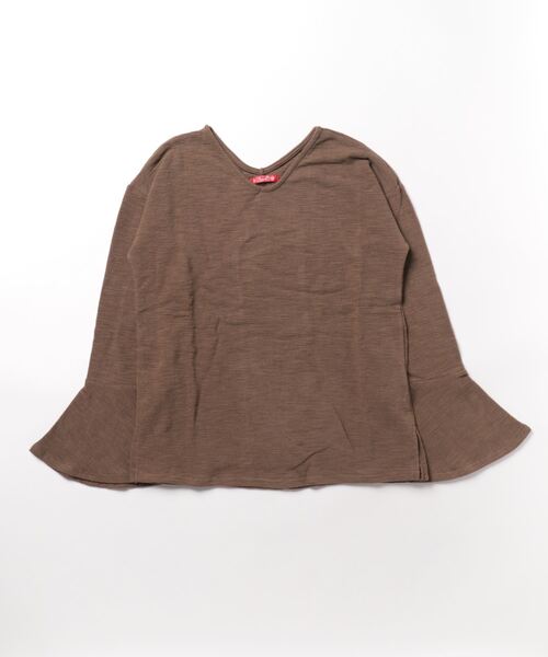 チャイハネ（チャイハネ）の「【チャイハネ】ロロムフレアスリーブトップス（Tシャツ/カットソー・レディース・ブラウン/オフホワイト/ブラック/レッド/ダークグリーン・FREE）」の20枚目の写真