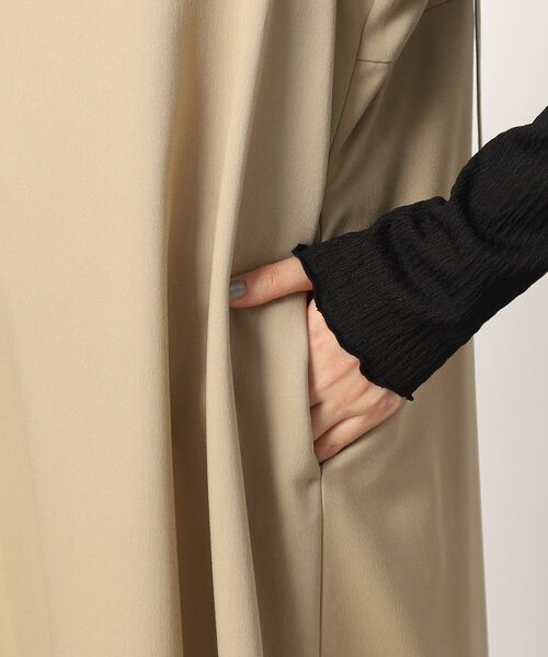 grove(グローブ)の「◆【SETUP可】後ろ姿もそつなく可愛い!フレアーラインキャミワンピース(ワンピース・レディース・ネイビー/ダークグレー/ブラウン系・02/03/05/01/04)」の9枚目の写真