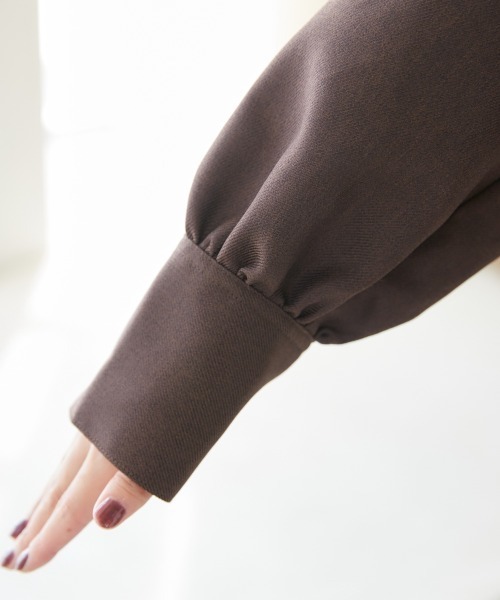 miclat（ミクラ）の「大きいサイズ　キーネックプルオーバー　miclat（Tシャツ/カットソー・レディース・ブラック/ブラウン・3L～4L/L～LL）」の20枚目の写真