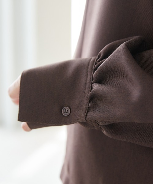 miclat（ミクラ）の「大きいサイズ　キーネックプルオーバー　miclat（Tシャツ/カットソー・レディース・ブラック/ブラウン・3L～4L/L～LL）」の21枚目の写真