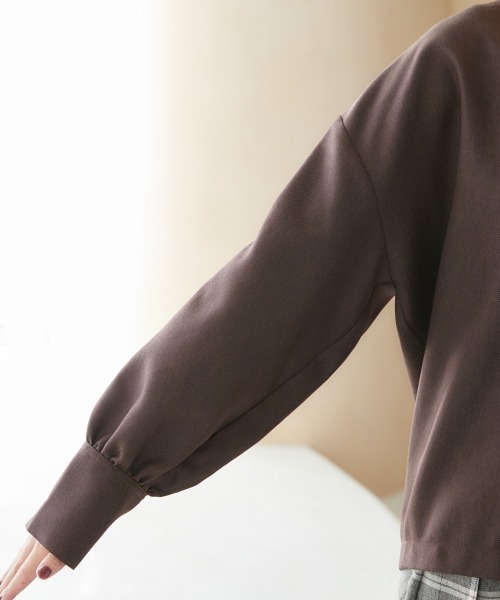 miclat（ミクラ）の「大きいサイズ　キーネックプルオーバー　miclat（Tシャツ/カットソー・レディース・ブラック/ブラウン・3L～4L/L～LL）」の19枚目の写真