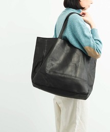 kalsac | レザートートバッグ　Sac grand noir(ショルダーバッグ)