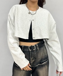WHO'S WHO gallery | 【ZOZO限定】2wayリングドットコンパクトカーデ(カーディガン/ボレロ)