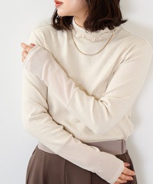 Anna Nicola 袖シアーテレコトップス