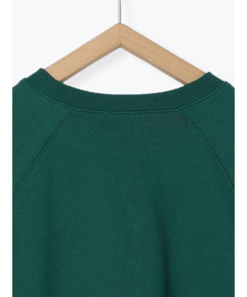 ehka sopo(エヘカソポ)の「裾ドロストスウェット(Tシャツ/カットソー・レディース・グリーン/ピンク/グレー/ネイビー/キナリ/ボルドー・F)」の9枚目の写真