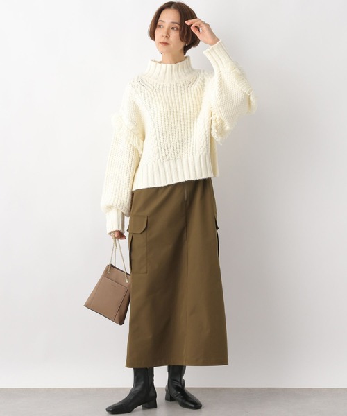 LEPSIM（レプシィム）の「サス付きカーゴスカート　987751（スカート・レディース・グレー/カーキブラウン/ブラック・FREE）」の8枚目の写真