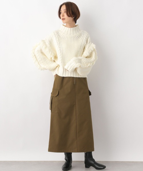 LEPSIM（レプシィム）の「サス付きカーゴスカート　987751（スカート・レディース・グレー/カーキブラウン/ブラック・FREE）」の9枚目の写真