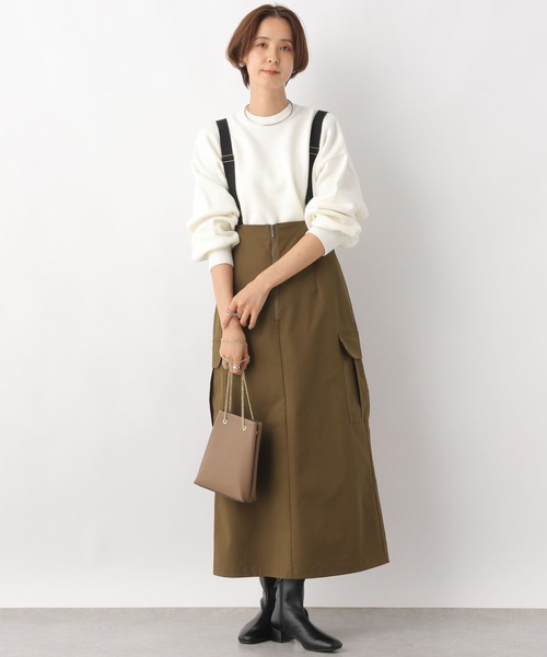 LEPSIM（レプシィム）の「サス付きカーゴスカート　987751（スカート・レディース・グレー/カーキブラウン/ブラック・FREE）」の11枚目の写真