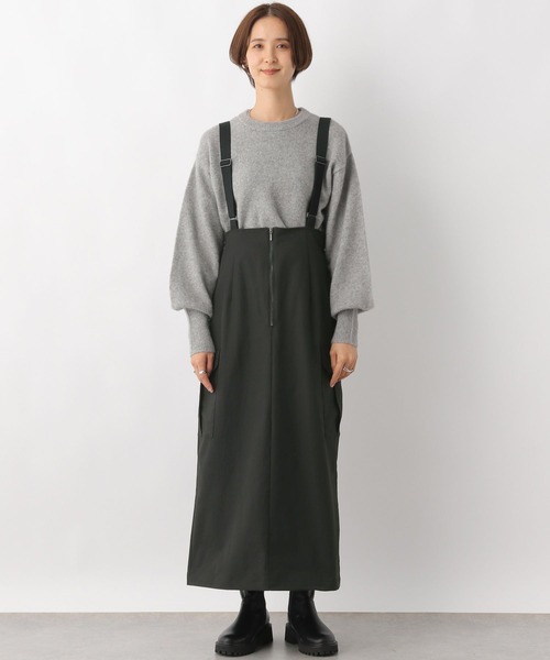LEPSIM（レプシィム）の「サス付きカーゴスカート　987751（スカート・レディース・グレー/カーキブラウン/ブラック・FREE）」の13枚目の写真