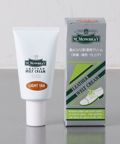 M.MOWBRAY(モゥブレィ)の「<M.MOWBRAY> ウェルトクリーム(シューケア用品・メンズ・ブラック/ダークブラウン/ナチュラル・FREE)」の6枚目の写真