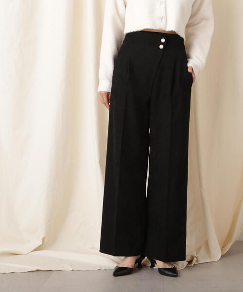 すぐ届く【JILL by JILL STUART】可愛い アシメ ウエスト パンツ JILL by STUART パンツ アシメウエストワイドパンツ レディース