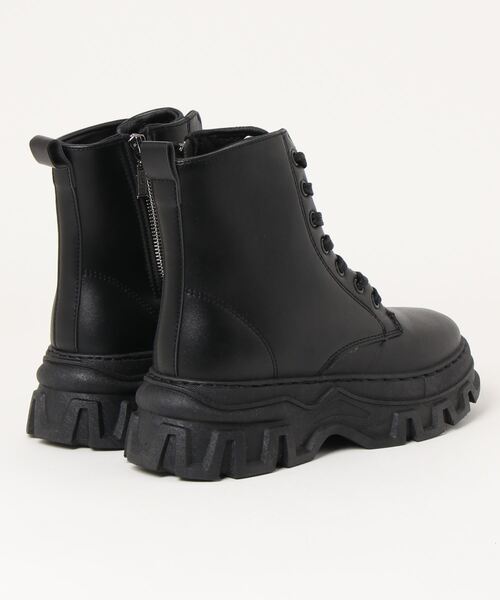 aimoha（アイモハ）の「スニーカーソール軽量ブーツ（ブーツ・メンズ・ブラック・25.0cm/25.5cm/26.0cm/26.5cm/27.0cm/24.5cm）」の2枚目の写真