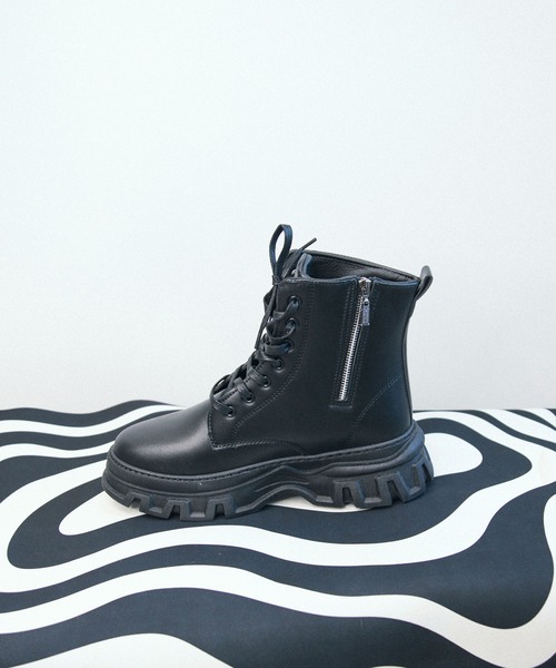 aimoha（アイモハ）の「スニーカーソール軽量ブーツ（ブーツ・メンズ・ブラック・25.0cm/25.5cm/26.0cm/26.5cm/27.0cm/24.5cm）」の14枚目の写真