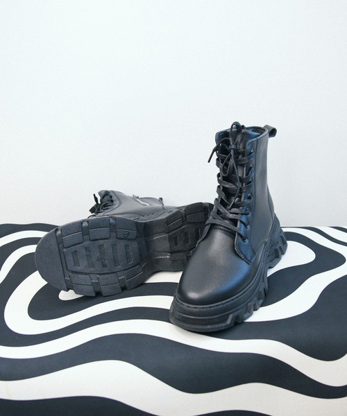 aimoha（アイモハ）の「スニーカーソール軽量ブーツ（ブーツ・メンズ・ブラック・25.0cm/25.5cm/26.0cm/26.5cm/27.0cm/24.5cm）」の13枚目の写真