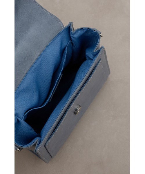 AZUL by moussy（アズールバイマウジー）の「AZモチーフワンハンドルフラップバッグ（ハンドバッグ・レディース・ライトブルー/ブラック/アイボリー・FREE）」の12枚目の写真