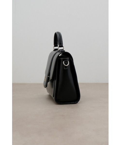 AZUL by moussy（アズールバイマウジー）の「AZモチーフワンハンドルフラップバッグ（ハンドバッグ・レディース・ライトブルー/ブラック/アイボリー・FREE）」の17枚目の写真