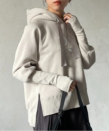 Thevon | フロッキーロゴ裏起毛パーカー(パーカー)