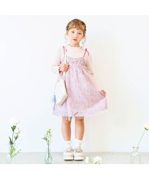apres les cours(アプレレクール)の「【フォーマル対応】フラワーチュールドッキングワンピース_アプレレクールマシェリ(ワンピース・キッズ・ブルー/ピンク・120/80/130/90/140/110/100)」の22枚目の写真